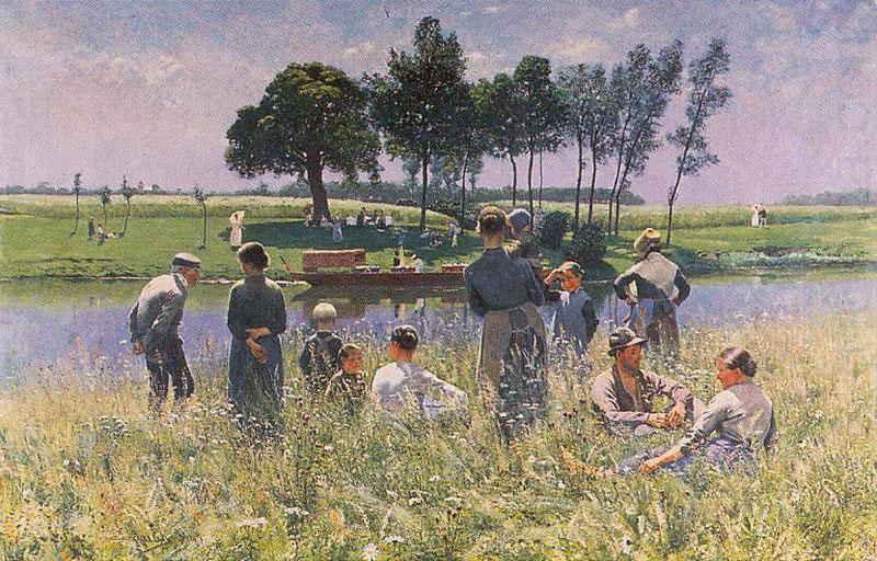 The Picknick, Emile Claus